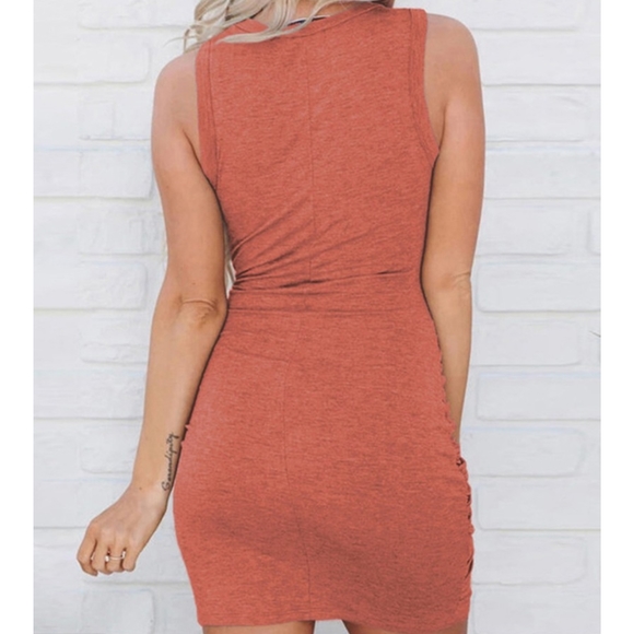 ☄ONE LEFT SZ L☄ Knot T-shirt Mini- Gray F - Picture 8 of 10